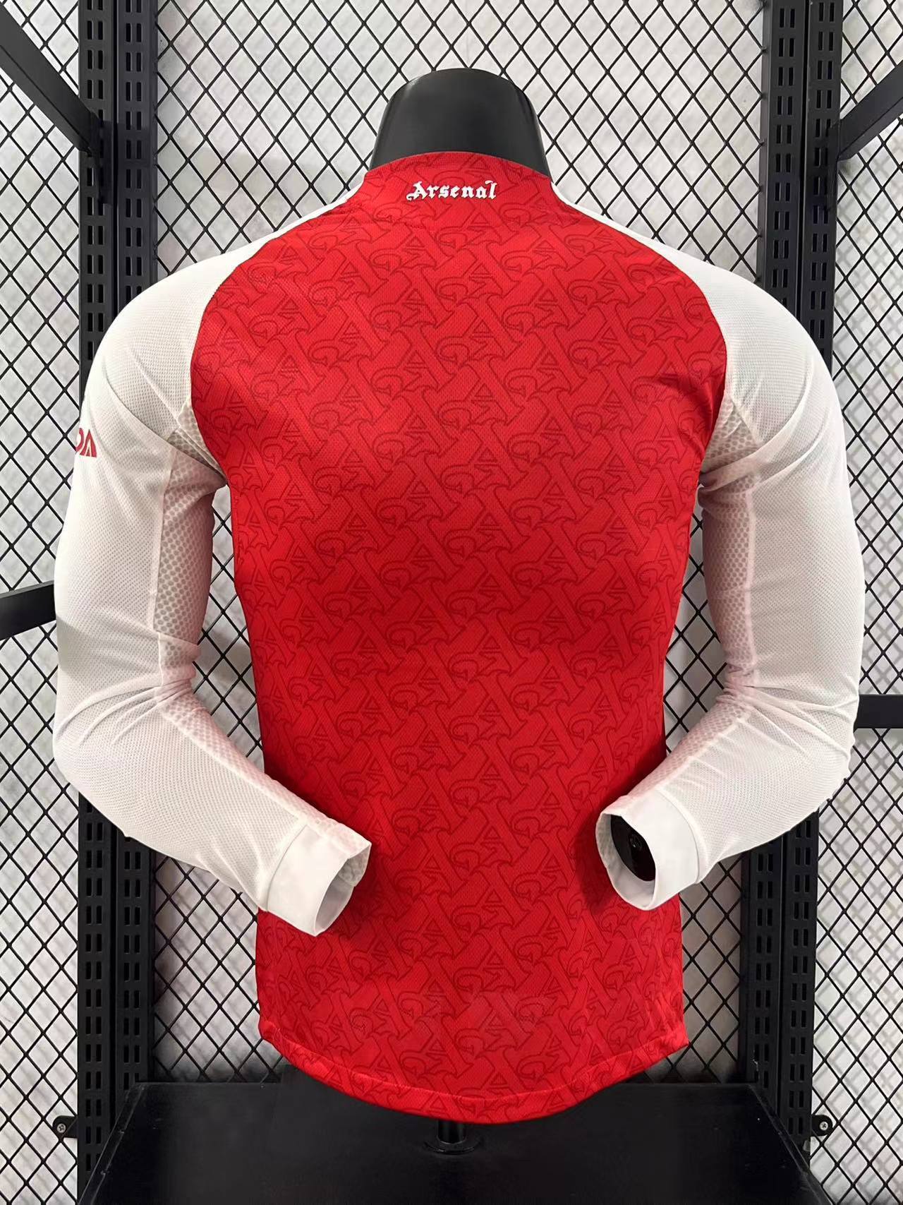2025-26 Arsenal Home Long-Sleeve Jersey – Player Version