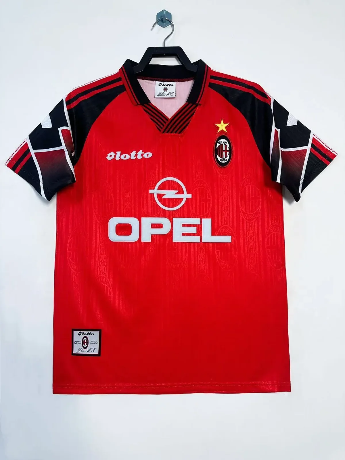 1997-98 AC Milan Red Special Edition Retro Jersey