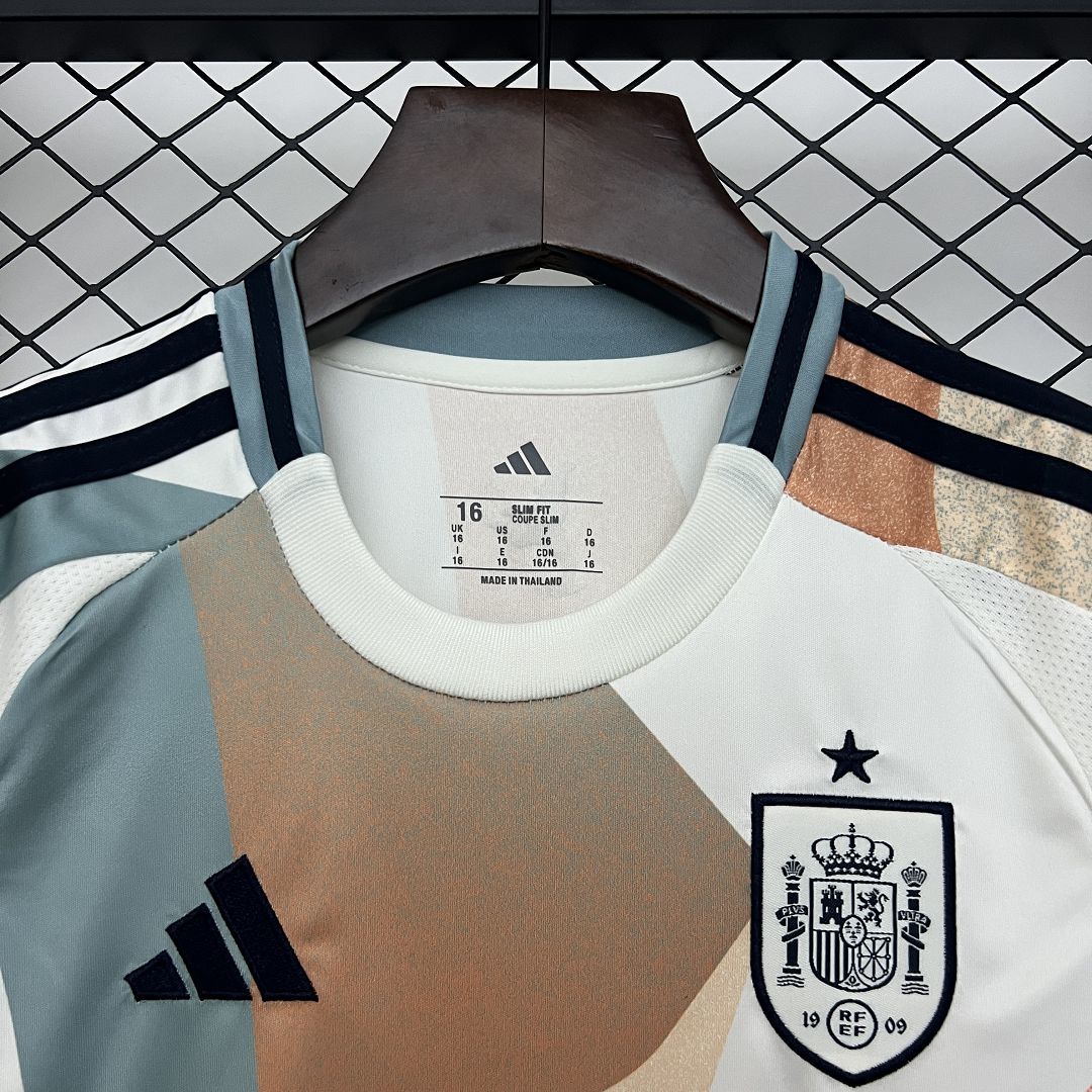 2025-26 Spain Women's Away Football Jersey - Kids