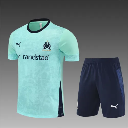 2025-26 Marseille Blue Short Sleeve Training Jersey