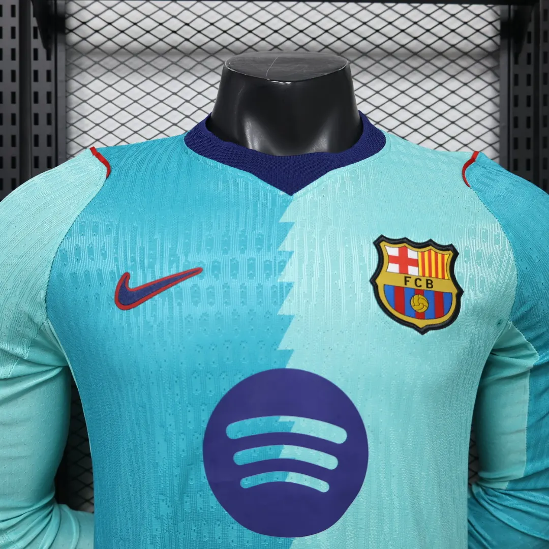 2026-27 Barcelona Second Away Long-Sleeve Jersey - Player Version
