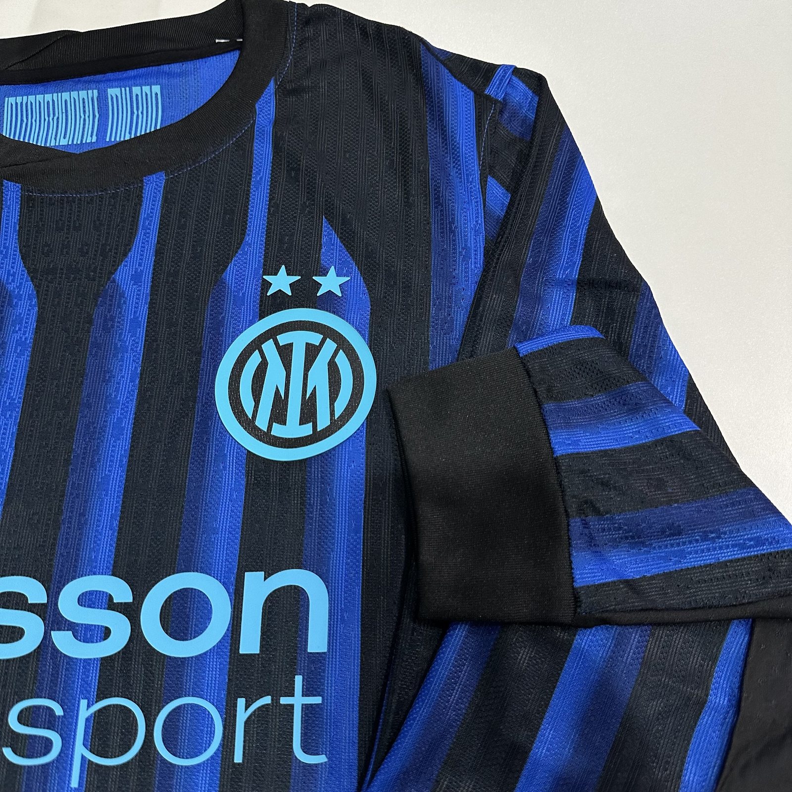 2025-26 Inter Milan Home Long-Sleeve Jersey - Player Version