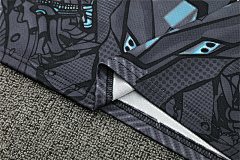 2025-26 Napoli Black Grey Short Sleeve Training Jersey