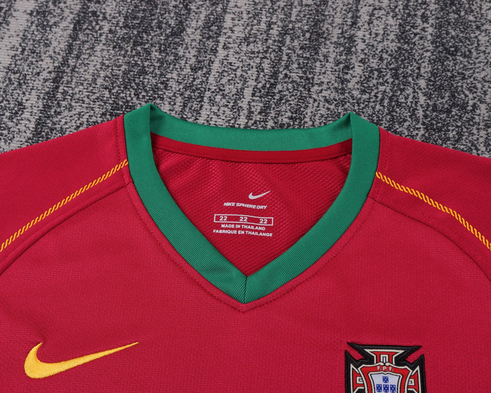 2006 Portugal Home Retro Jersey – Kids