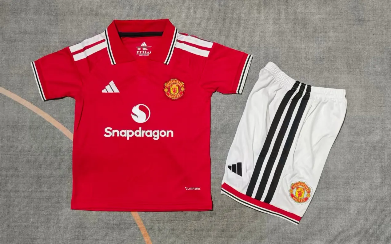 2026-27 Manchester United Home Jersey – Kids'