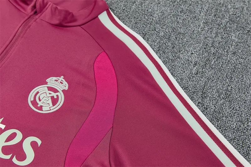 2026-27 Real Madrid Rose-Colored Half-Zip Training Jersey