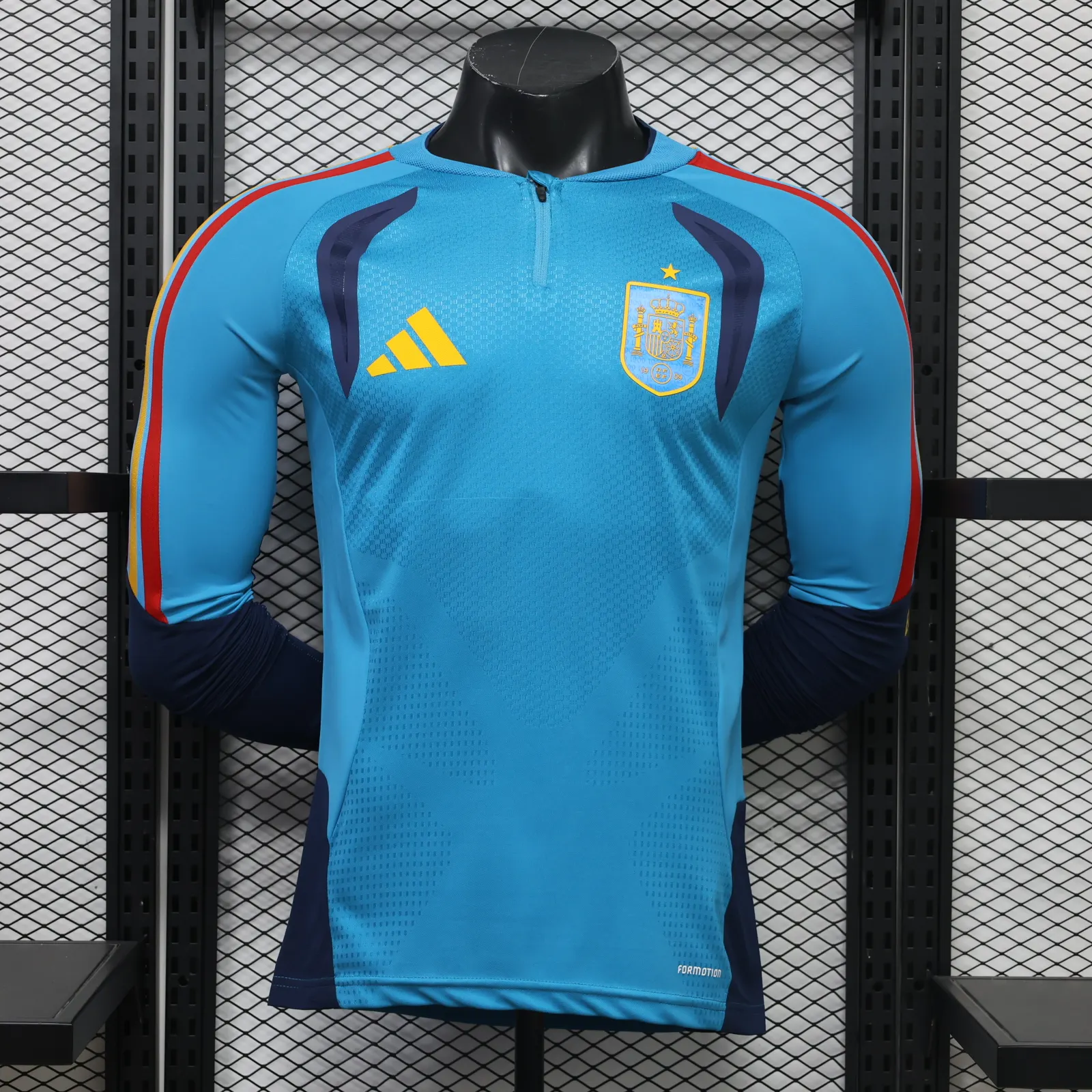 2026-27 Spain Long-Sleeve Training Jersey – Player Version