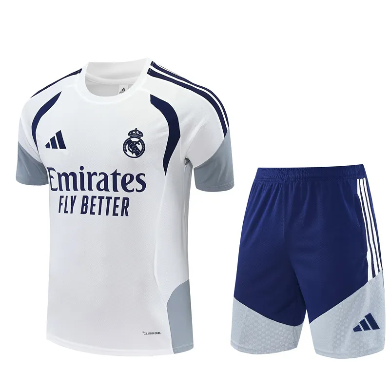 2026-27 Real Madrid White Short-Sleeve Training Jersey