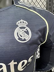 2025-26 Real Madrid Away Long Sleeve Shirt - Player Edition