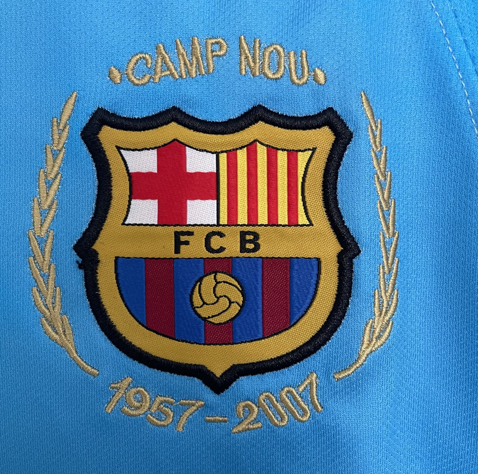 2007-08 Barcelona Away Retro Jersey