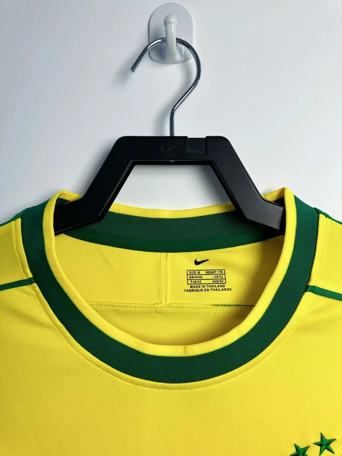 1998 Brazil Home Long Sleeve Retro Jersey