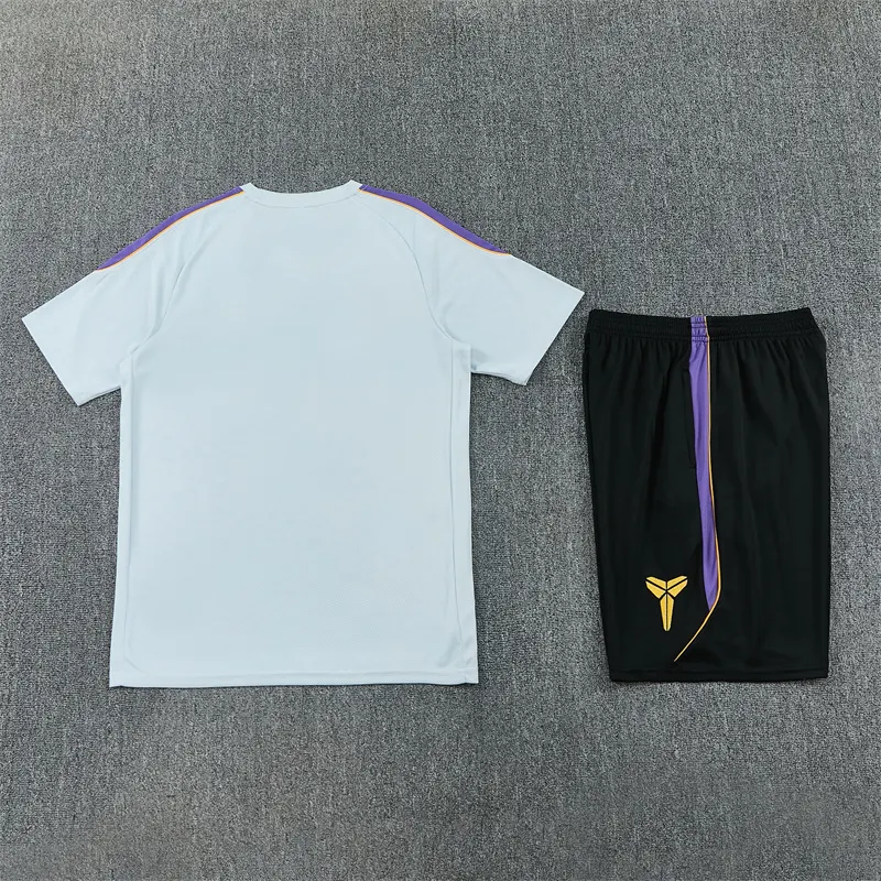 2026-27 Barcelona Light Grey Short-Sleeve Training Jersey