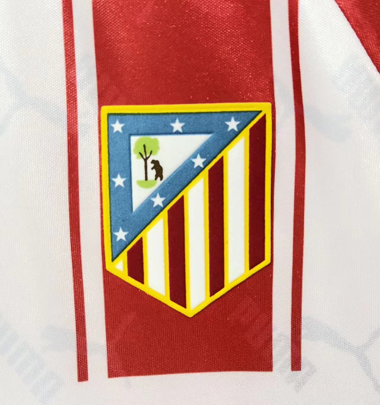 1994-95 Atletico Madrid Home Retro Jersey