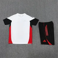 2025-26 Manchester United White Short Sleeve Training Jersey