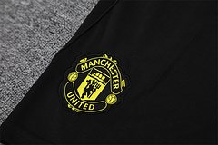 2025-26 Manchester United black short-sleeved training jersey