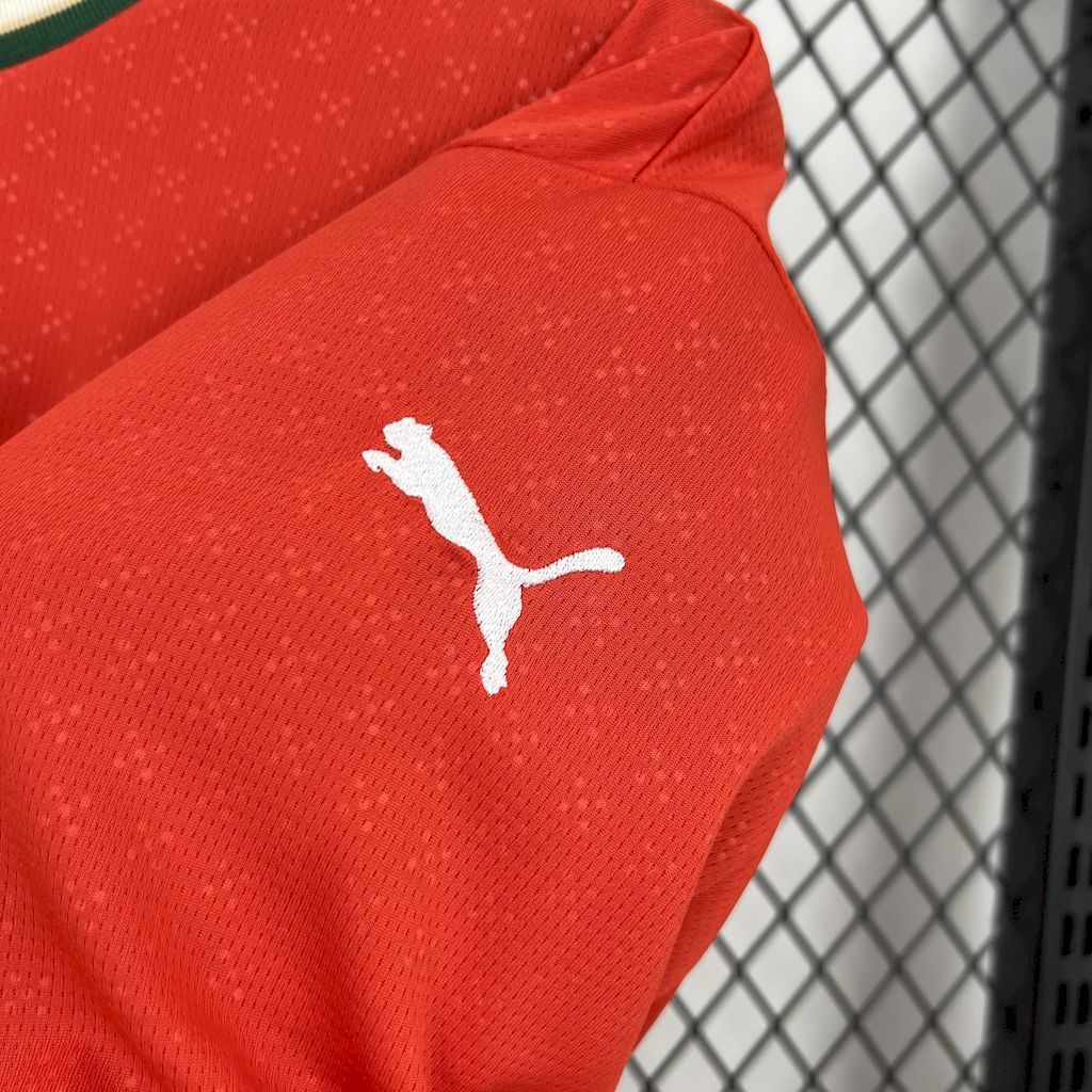 2025-26 Portugal Home Long Sleeve Jersey - Fan Edition