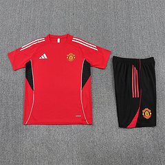 2025-26 Manchester United Red Short Sleeve Training Jersey