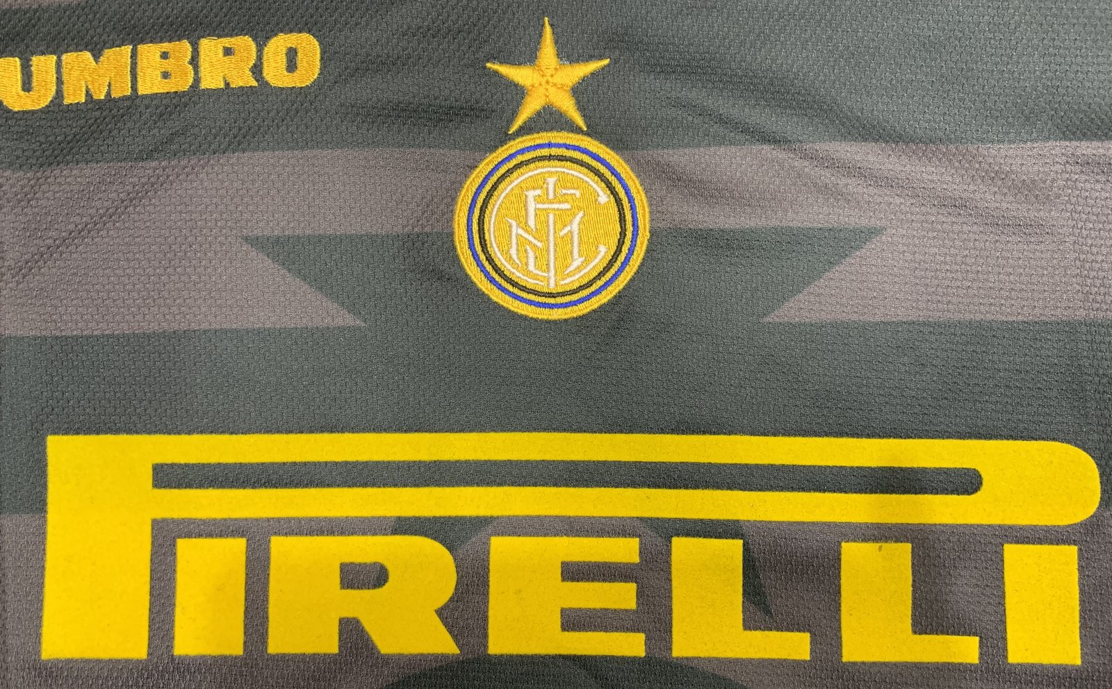 1997-98 Inter Milan second away black and grey retro jersey