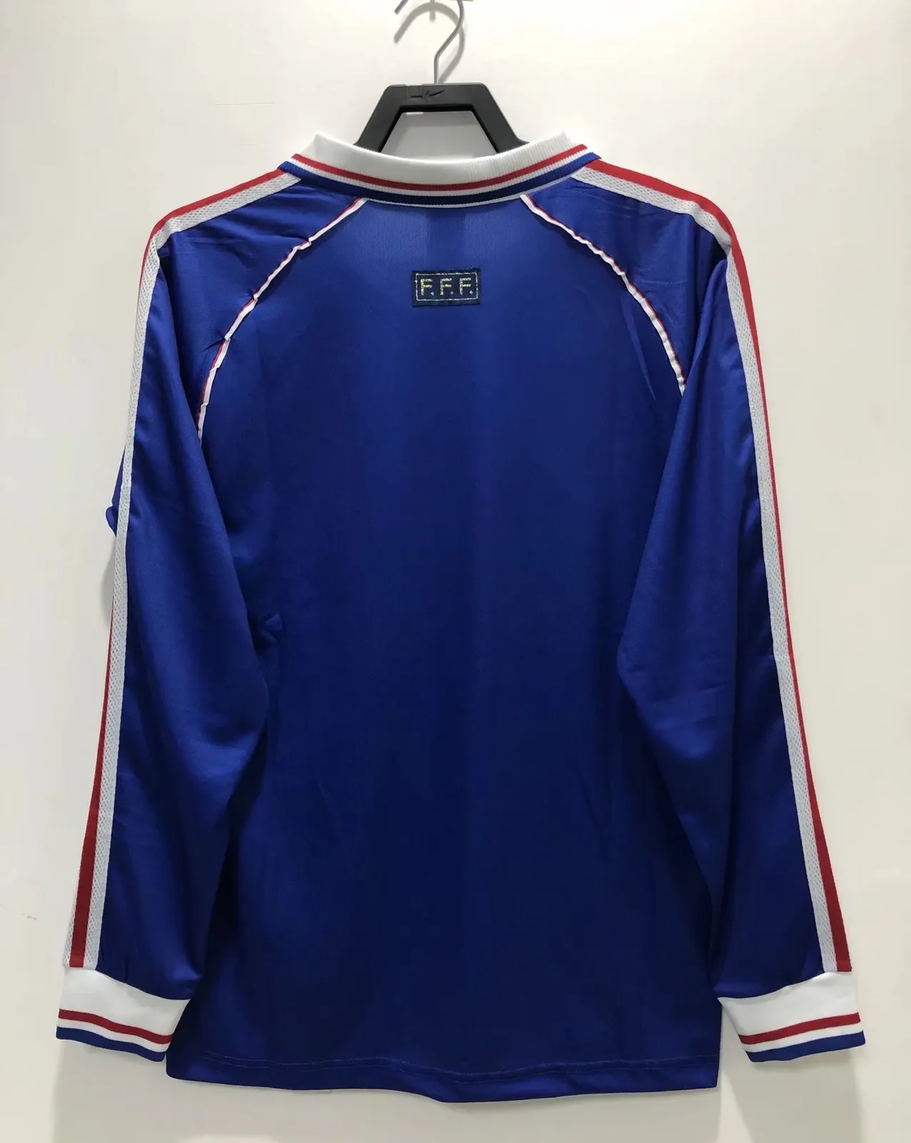 1998 France Home Long Sleeve Retro Jersey