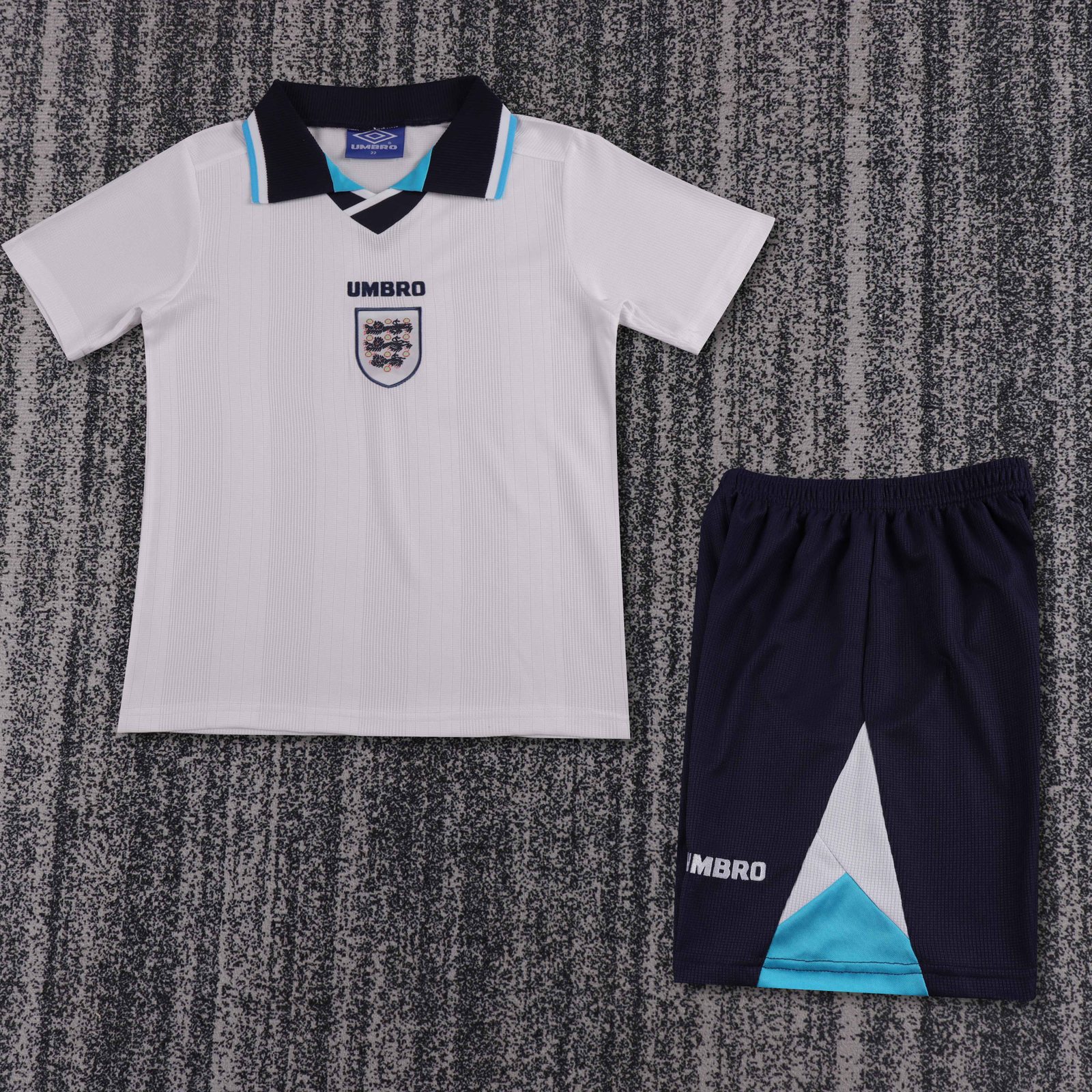 1996 England Home Retro Shirt - Kids Sizes