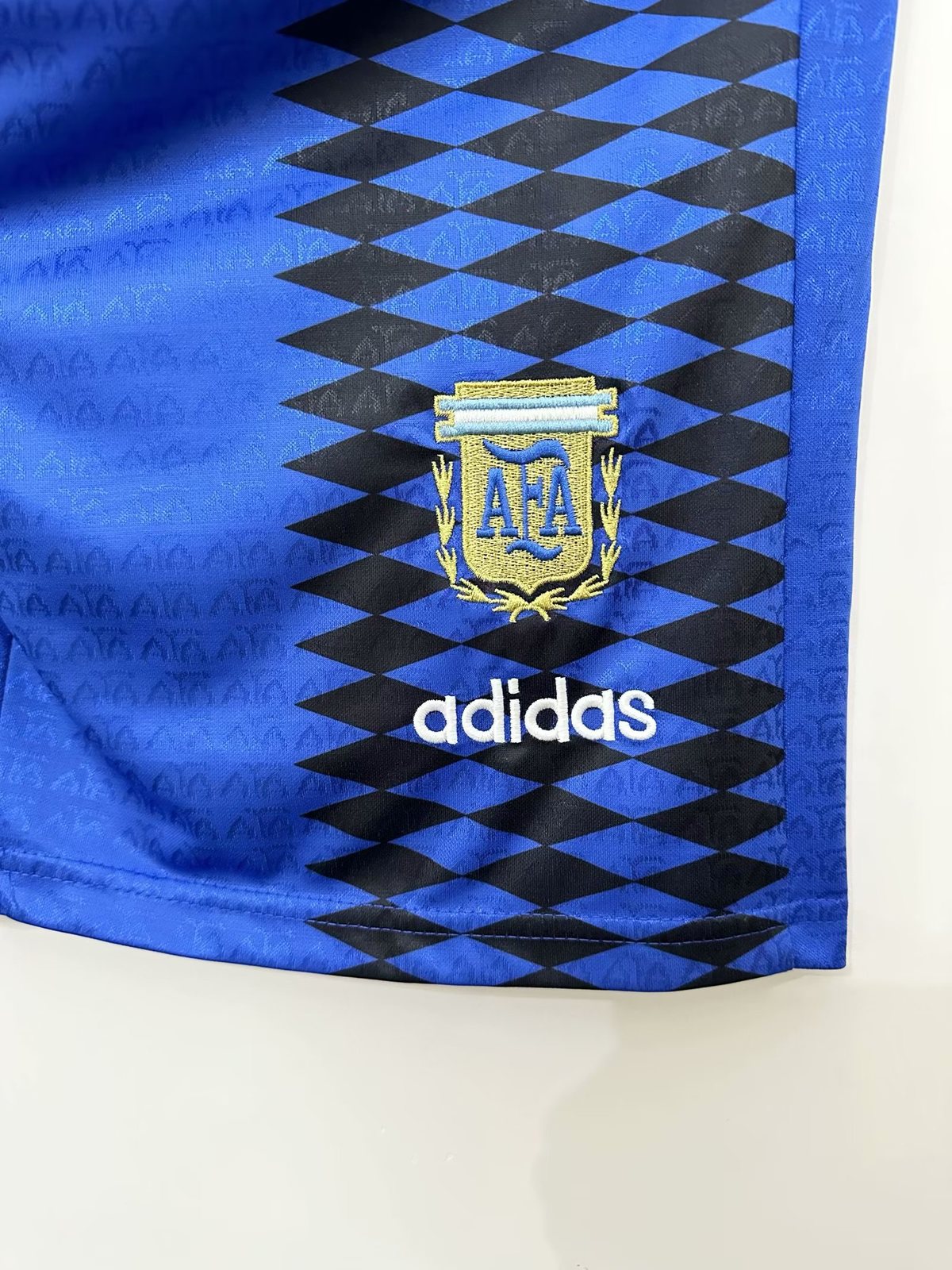 1994 Argentina Away Shorts Jacquard Retro Jersey