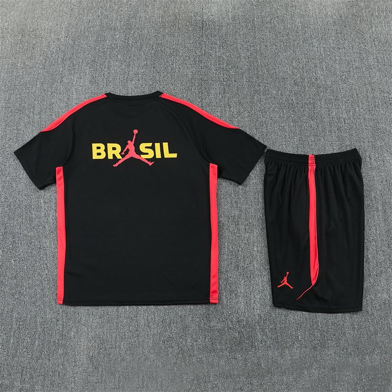2026-27 Brazil Black Short-Sleeve Training Jersey