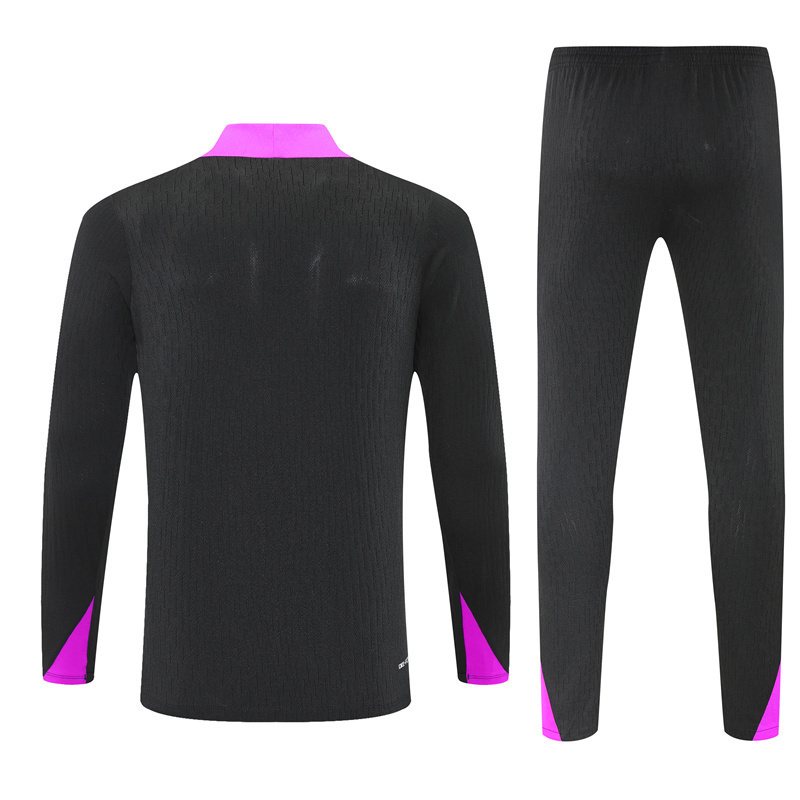 2025-26 England Black Half-Zip Training Jersey