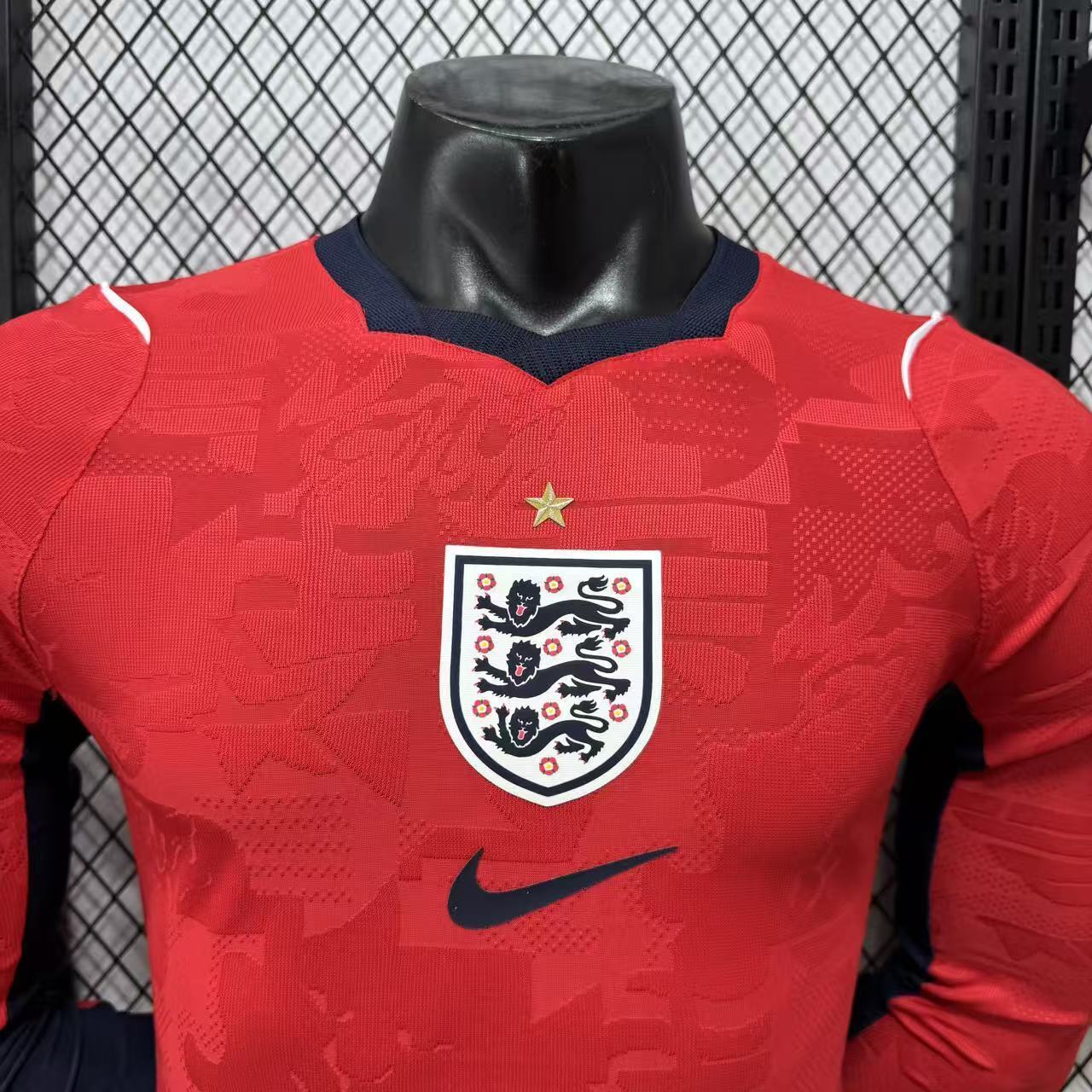 2026 England Away Long-Sleeve Jersey – Player Version
