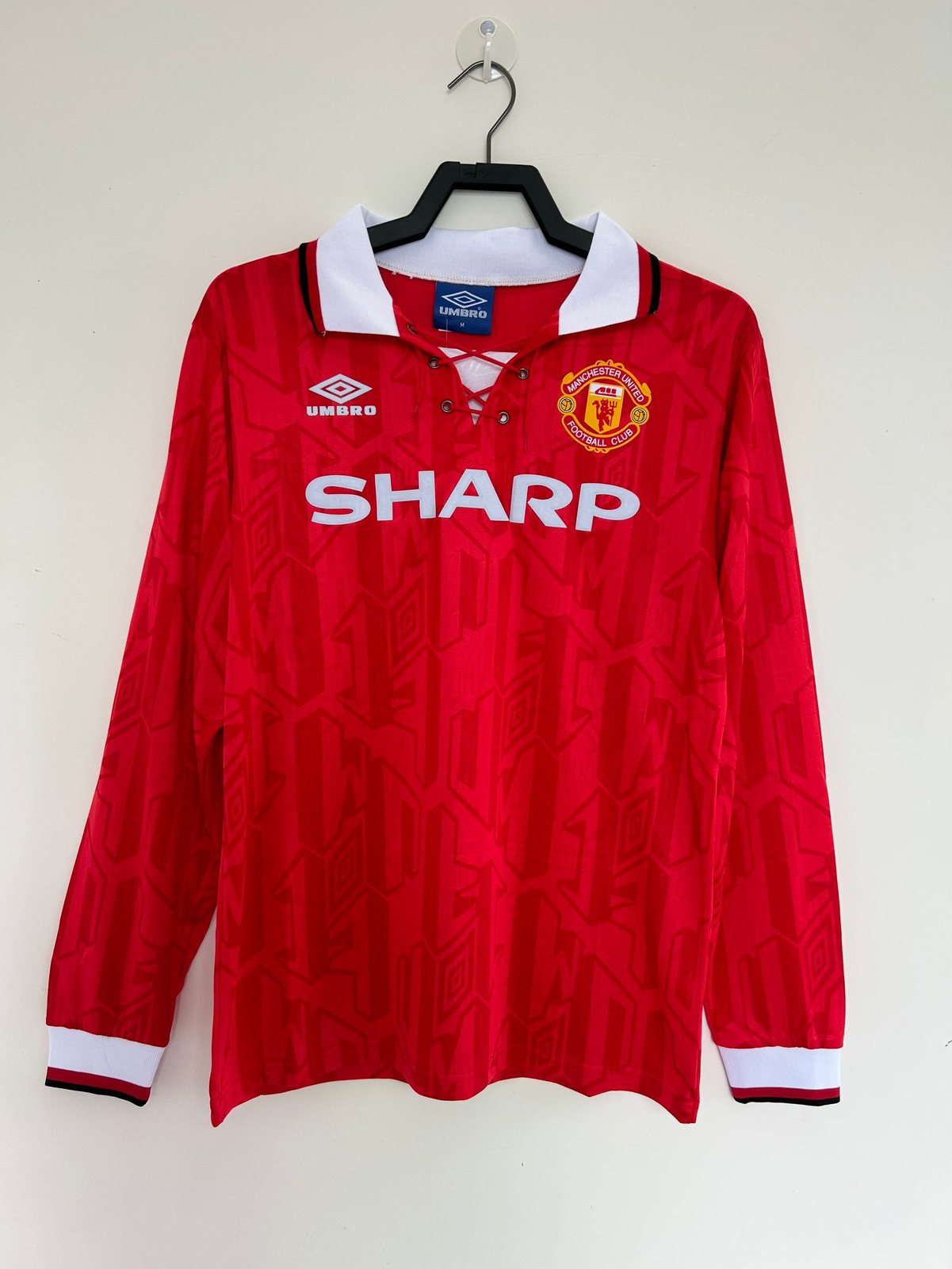 1992-94 Manchester United Home Long Sleeve Retro Shirt