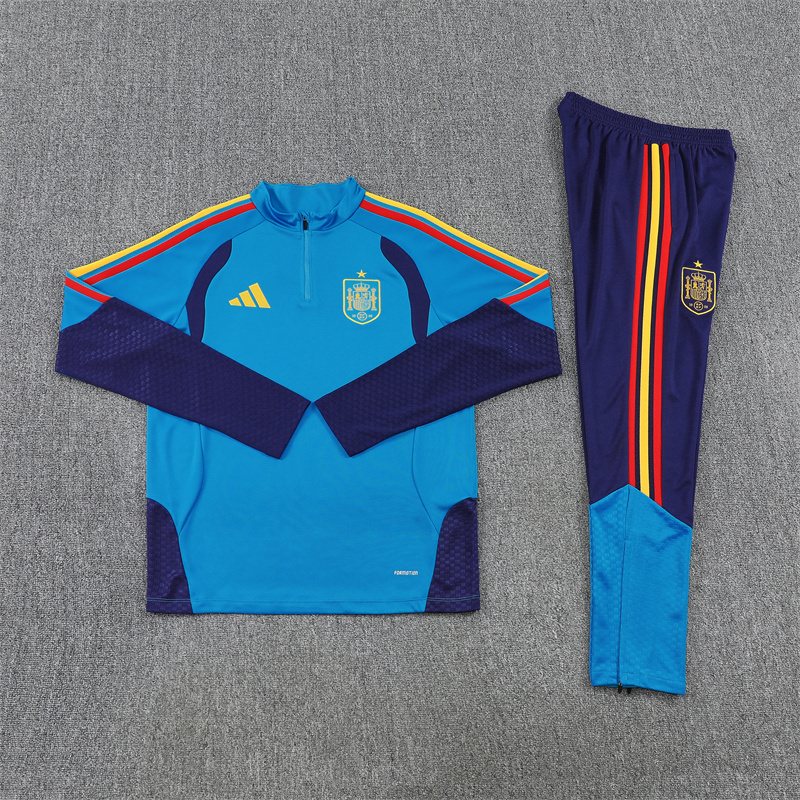2026-27 Spain Lake Blue Half-Zip Training Jersey