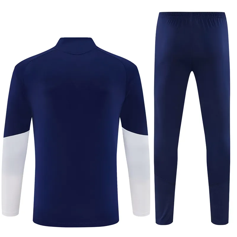 2026-27 Real Madrid Royal Blue Half-Zip Training Jersey