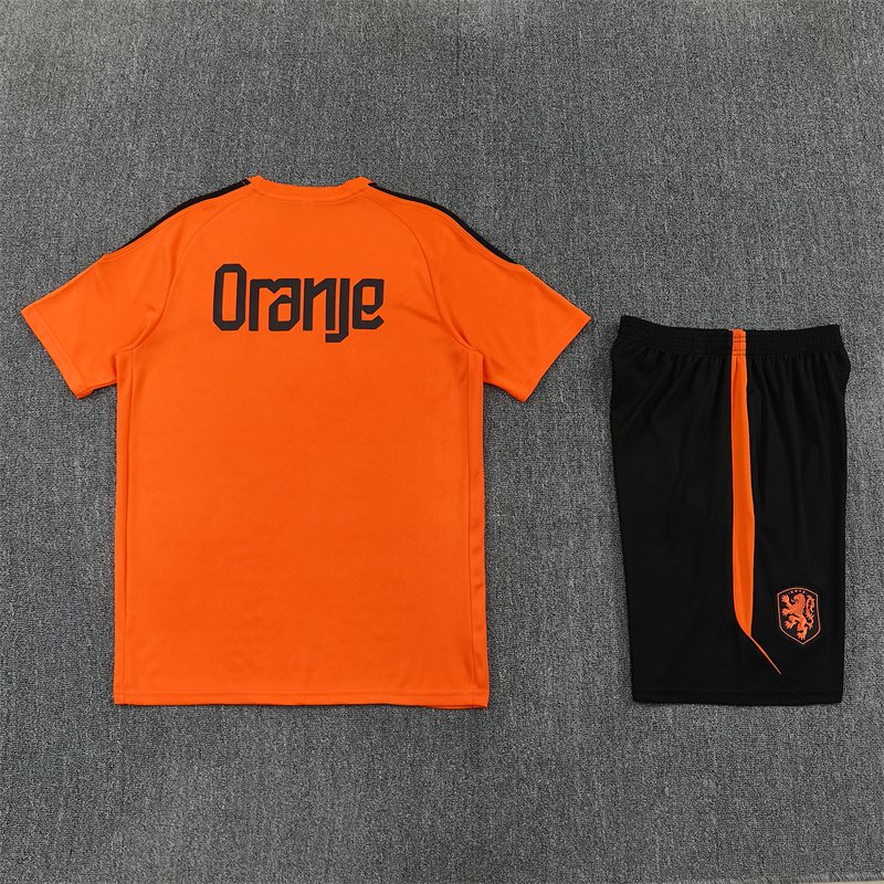 2026-27 Netherlands Royal Orange Short-Sleeve Training Jersey