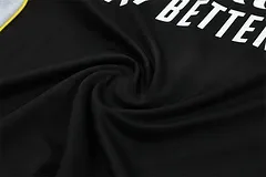 2025-26 Real Madrid Black Half-Pull Training Jersey
