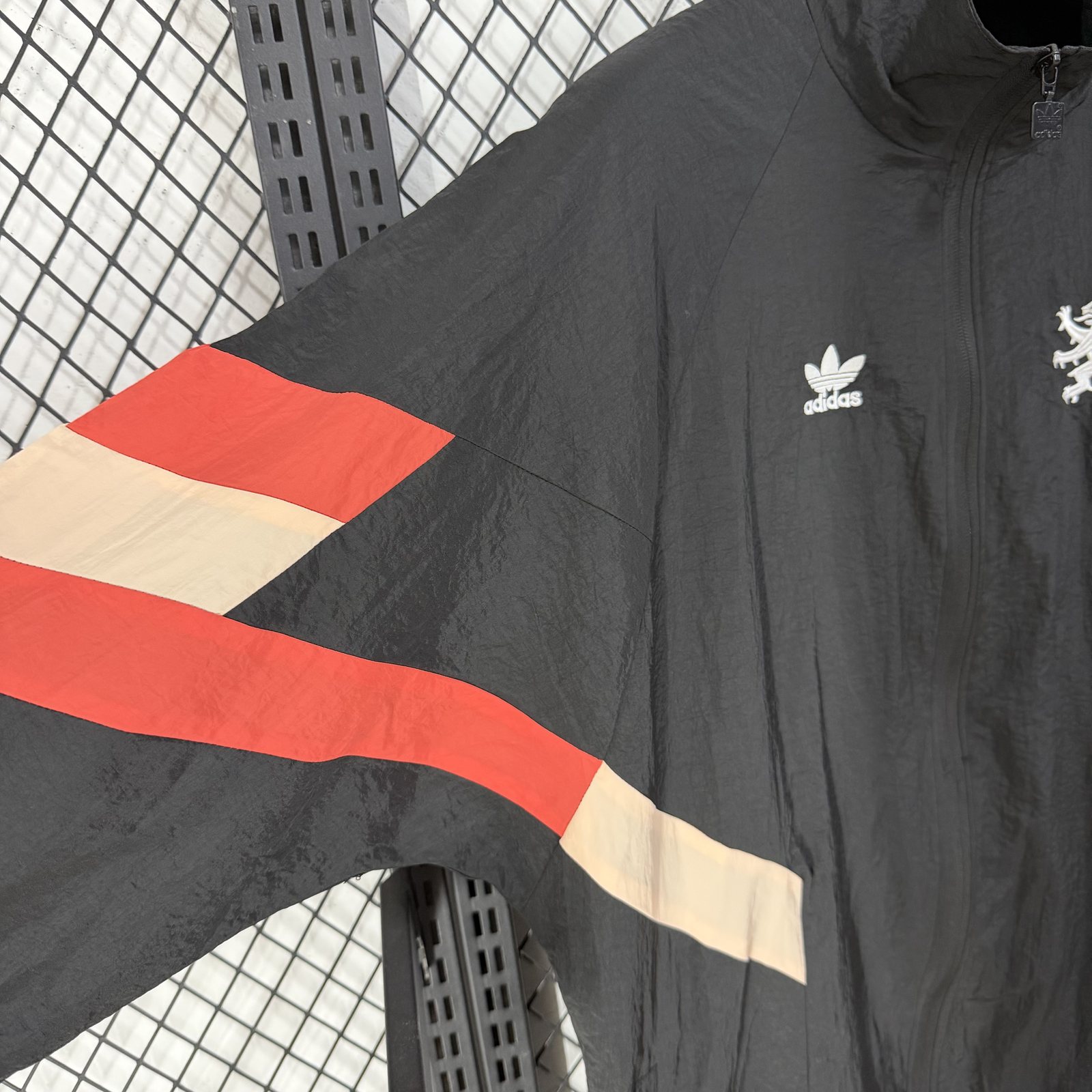 2026-27 Lyon Black Training &amp; Casual Windbreaker