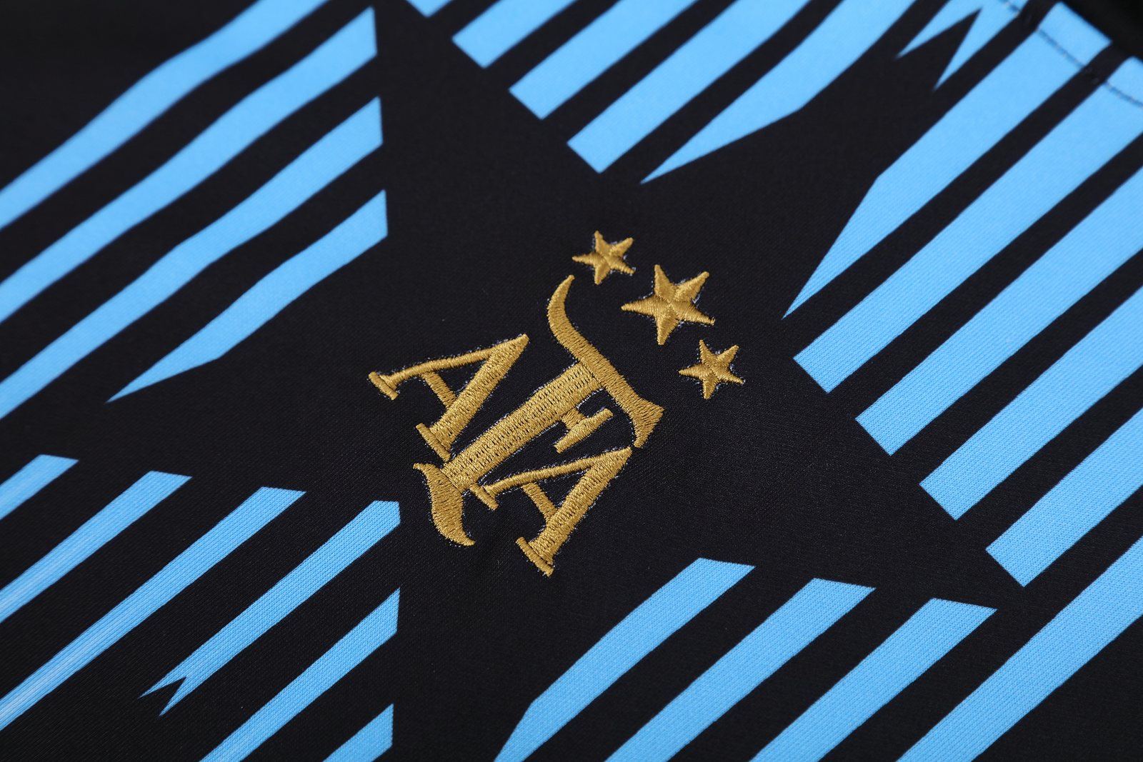 2025-26 Argentina Black Hooded Training Jersey