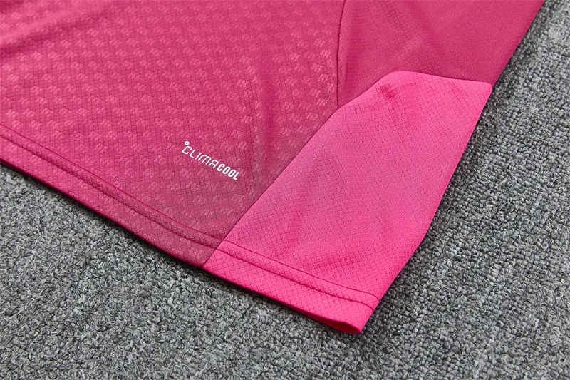 2026-27 Real Madrid Magenta Short-Sleeve Training Jersey