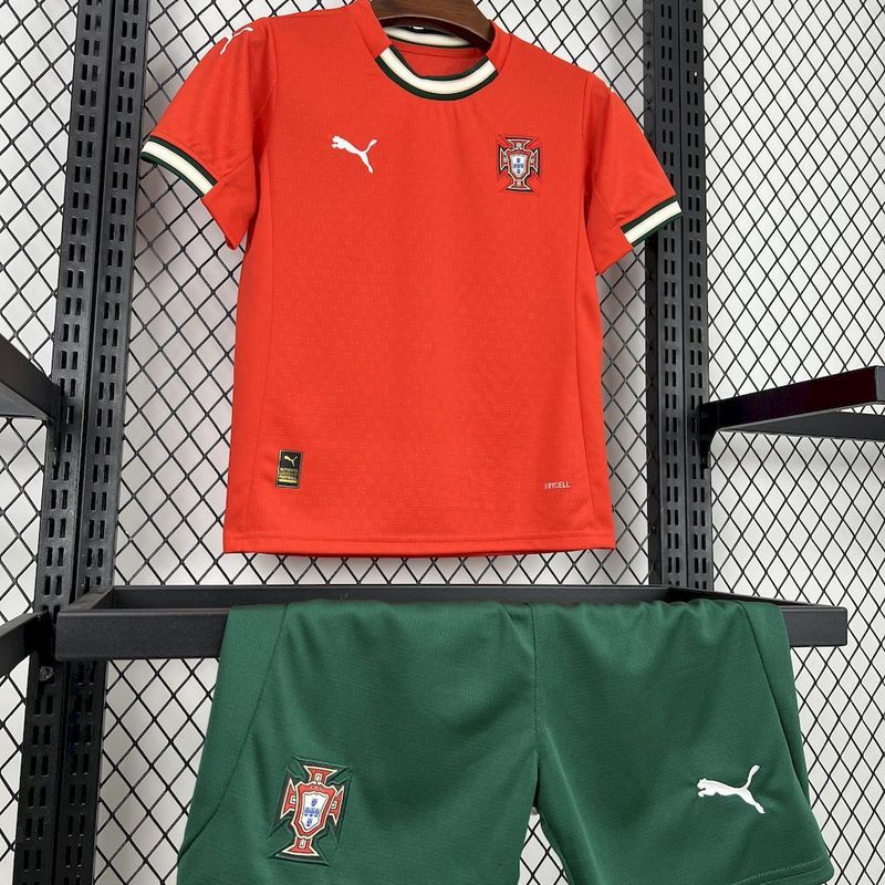 2025-26 Portugal Home Shirt - Kids Size