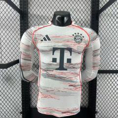2025-26 Bayern Munich Away Long Sleeve Jersey - Player Edition