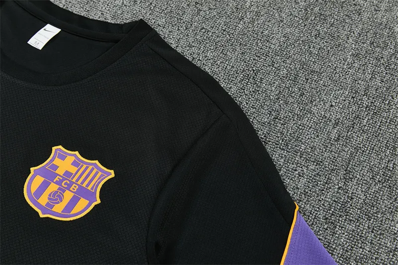2026-27 Barcelona Black Short-Sleeve Training Jersey
