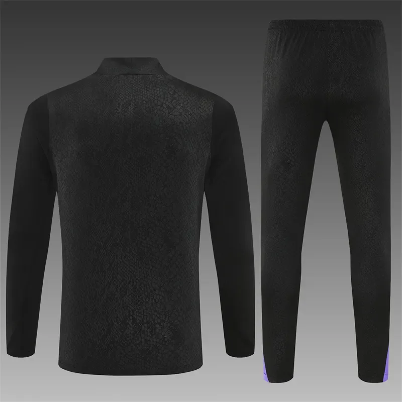 2025-26 Barcelona Black Half-Zip Training Jersey