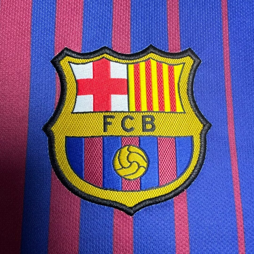 2017-18 Barcelona Home Retro Jersey