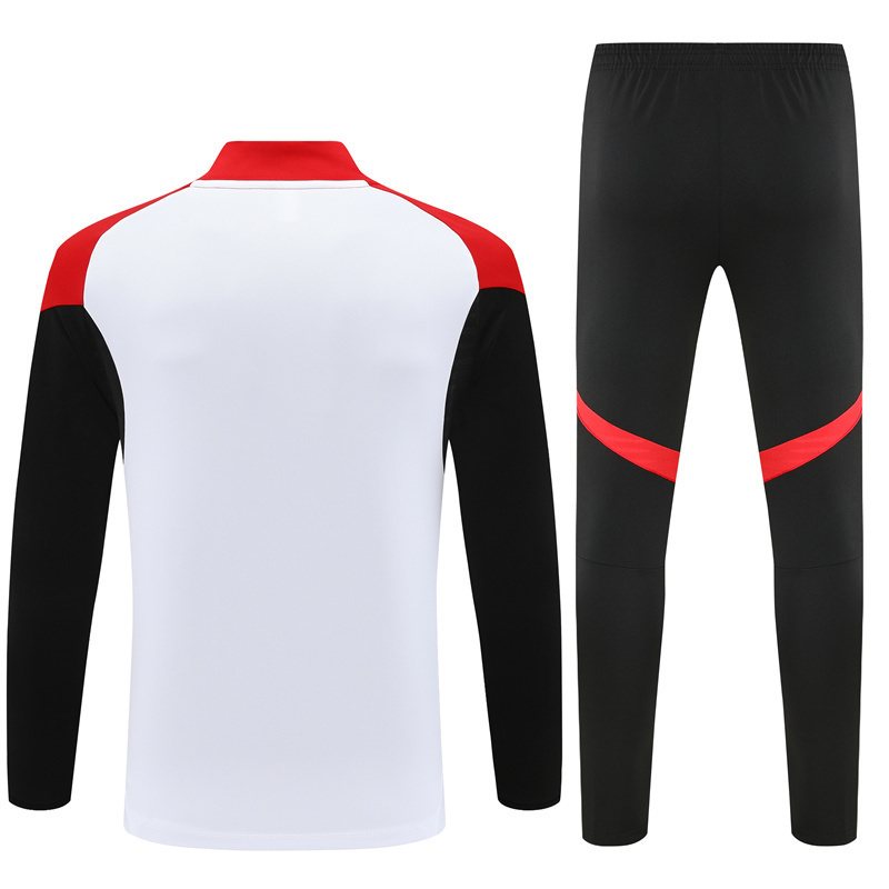 2025-26 Arsenal White Half-Zip Training Jersey