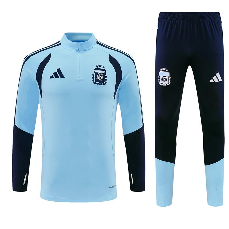 2026-27 Argentina Light Blue Half-Zip Training Jersey