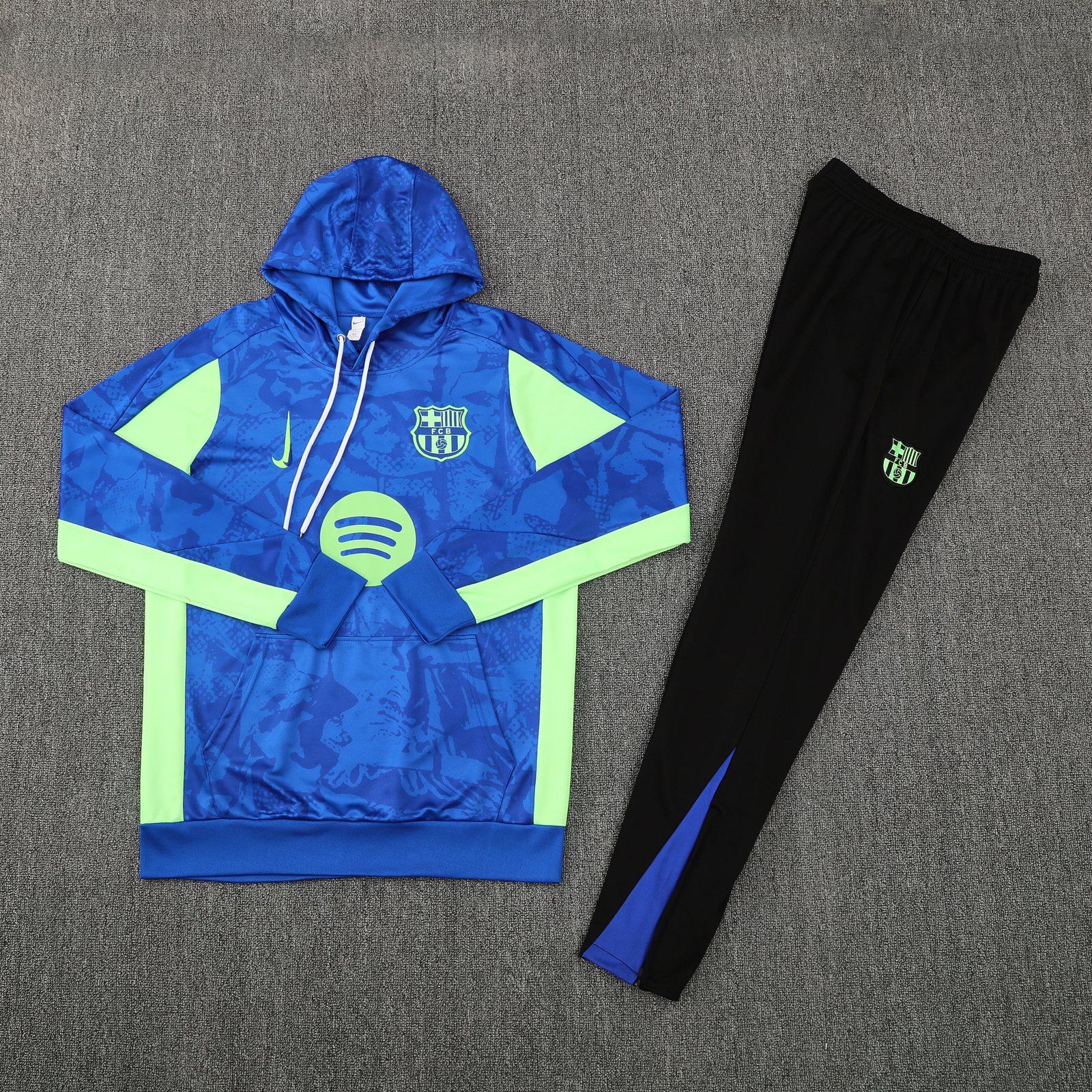 2025-26 Barcelona Blue Half-Zip Training Jersey