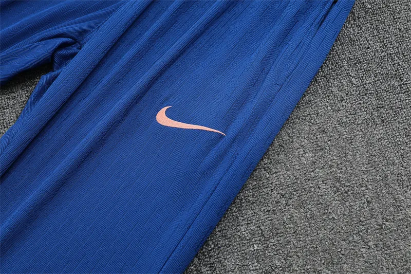 2025-26 France Blue Half-Zip Training Jersey