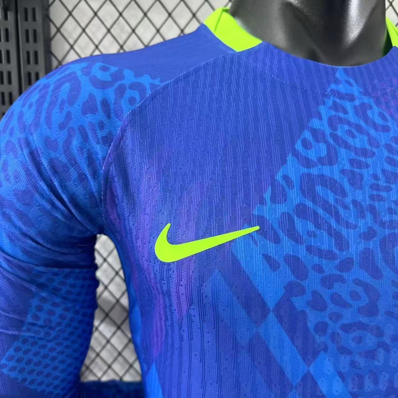 2025-26 Brazil Away Long-Sleeve Jersey – Player Version