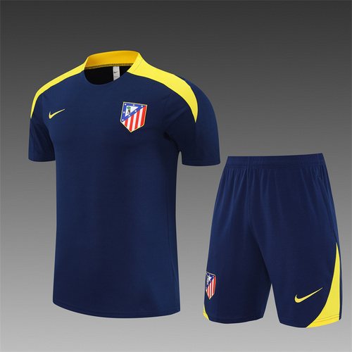 2025-26 Atletico Madrid Royal Blue Short Sleeve Training Jersey