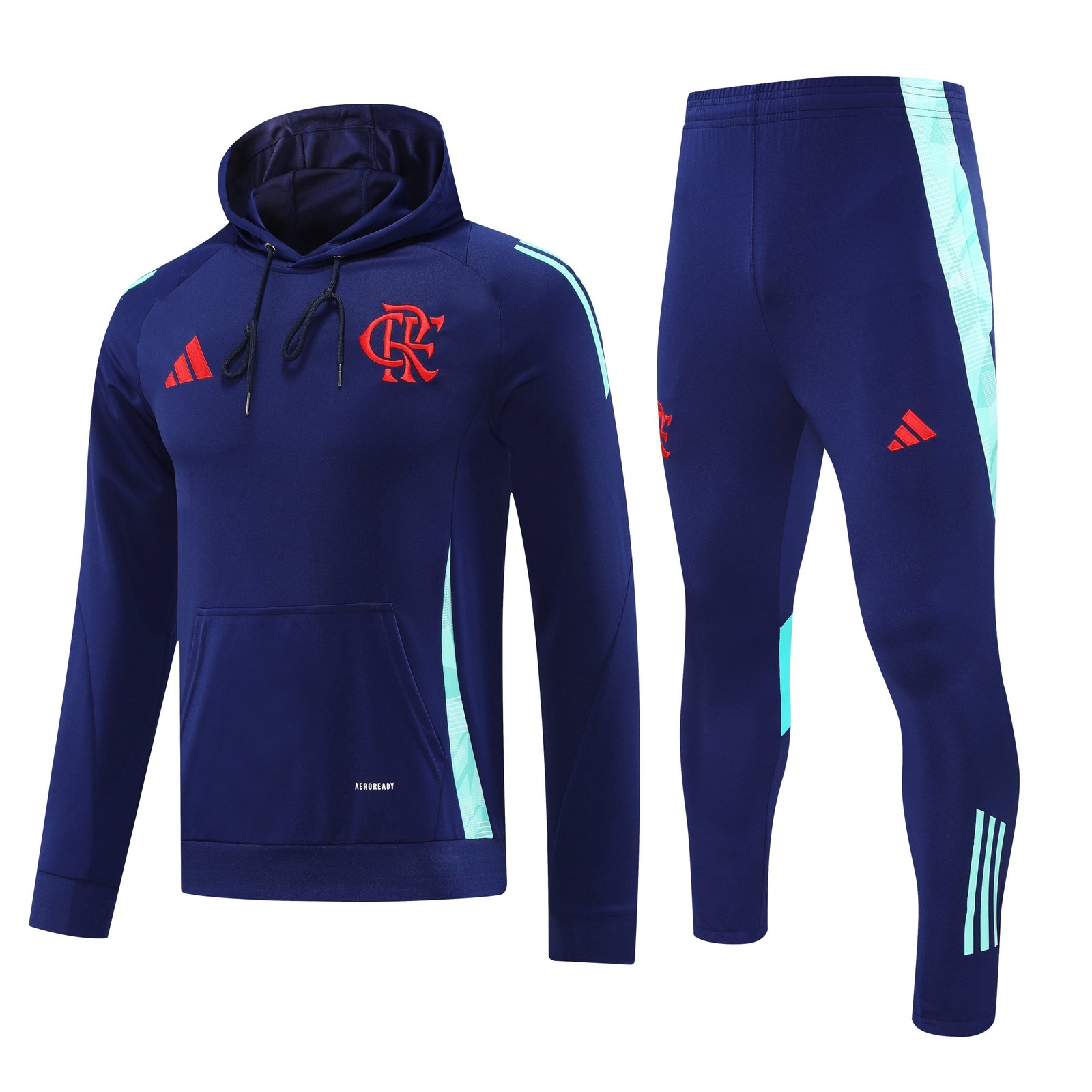 2025-26 Flamengo Hooded Long-Sleeve Training Jersey