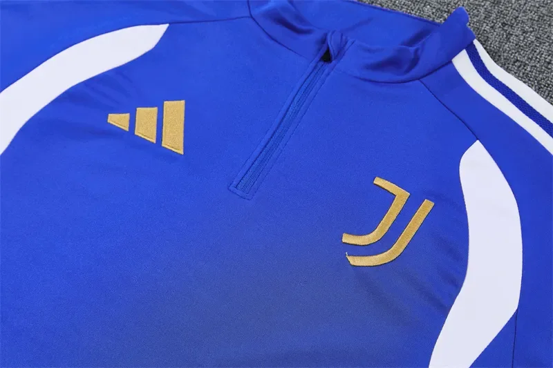 2026-27 Juventus Light Blue Half-Zip Long-Sleeve Training Kit