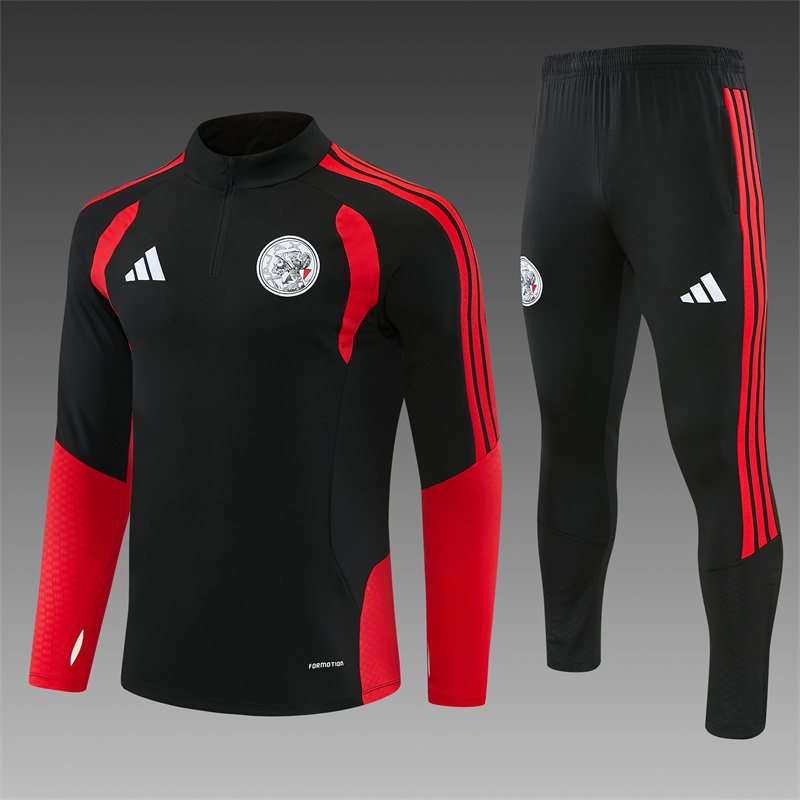 2026-27 Ajax Black Half-Zip Training Jersey
